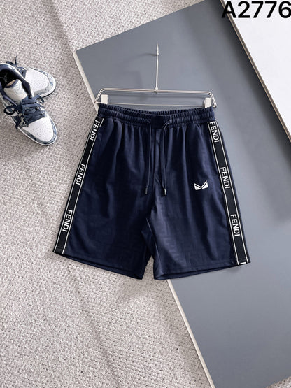260415 New high-quality custom fabric woven belt-knit shorts