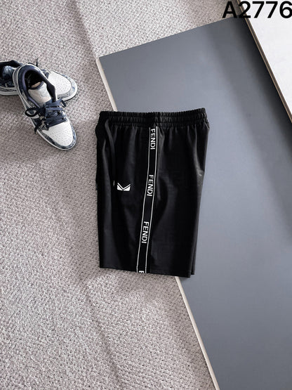 260415 New high-quality custom fabric woven belt-knit shorts