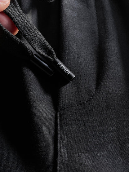 260415 New high-quality custom fabric woven belt-knit shorts