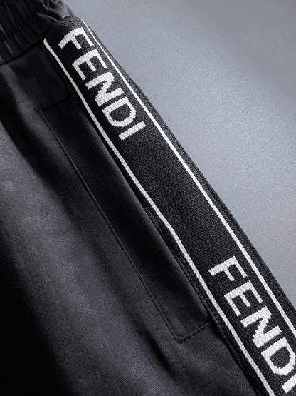 260415 New high-quality custom fabric woven belt-knit shorts