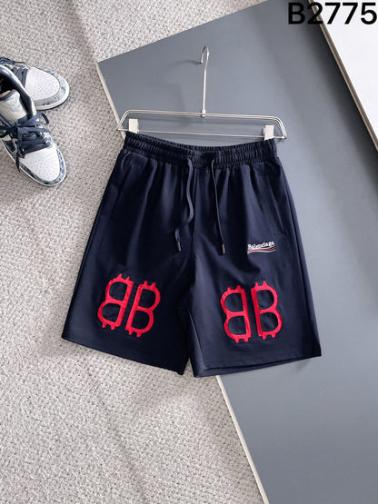 260415 New high-quality color-matched knitted short pants