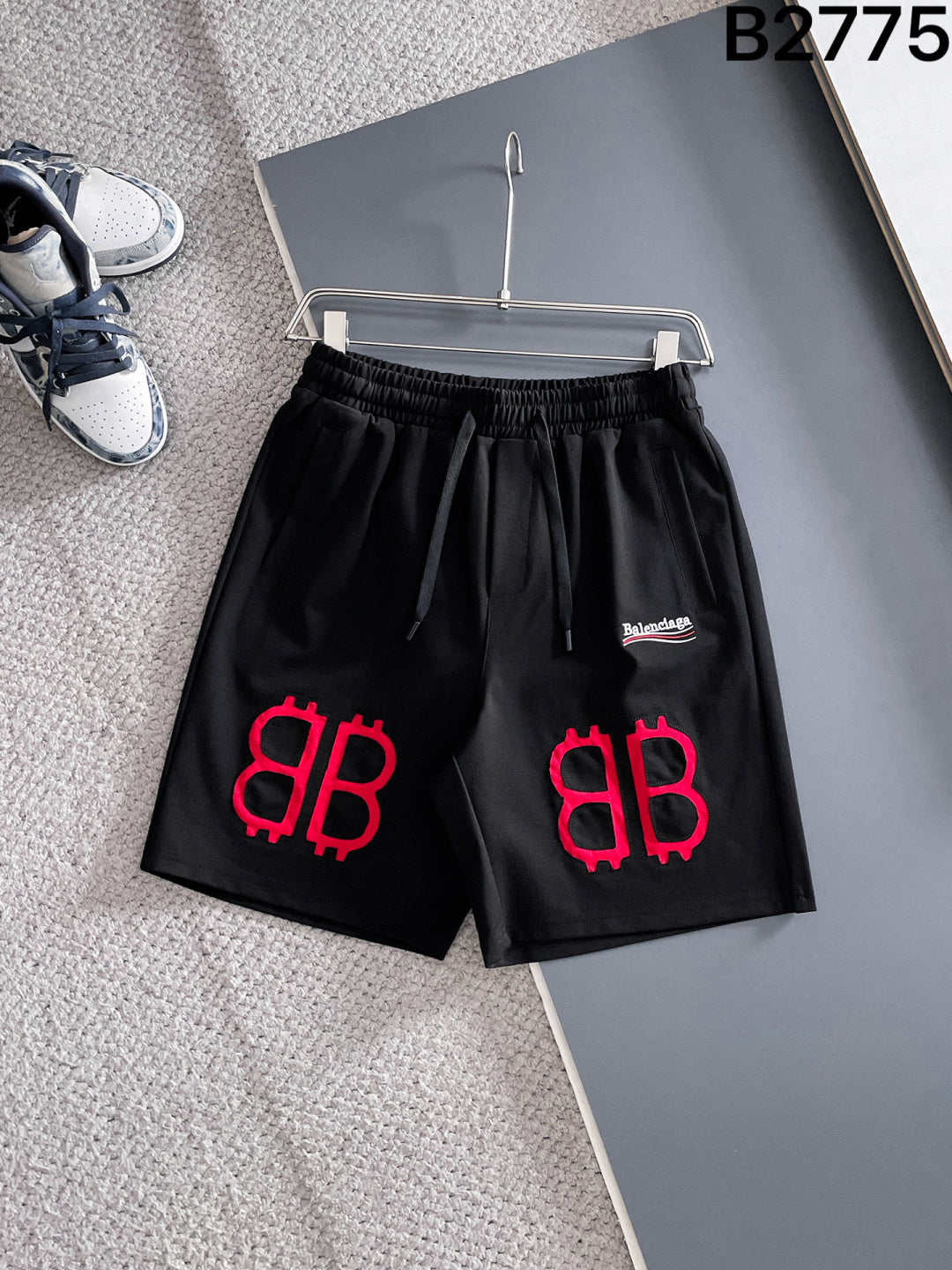 260415 New high-quality color-matched knitted short pants