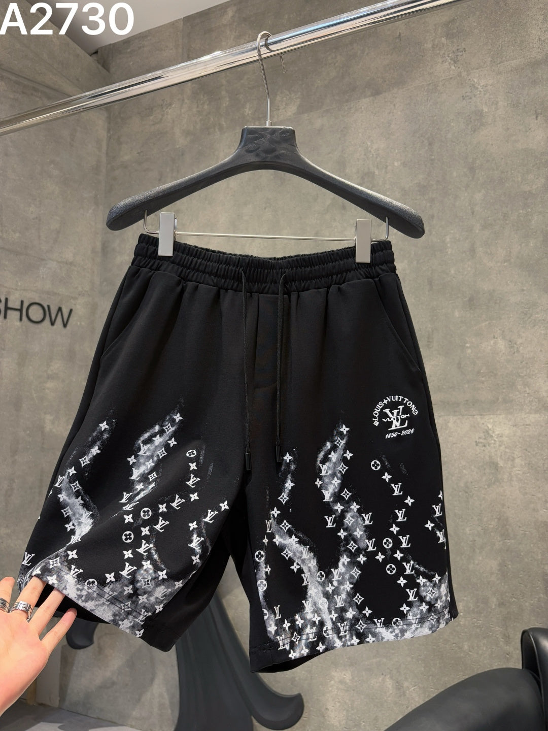 260415 New high-quality knitted gradient shorts