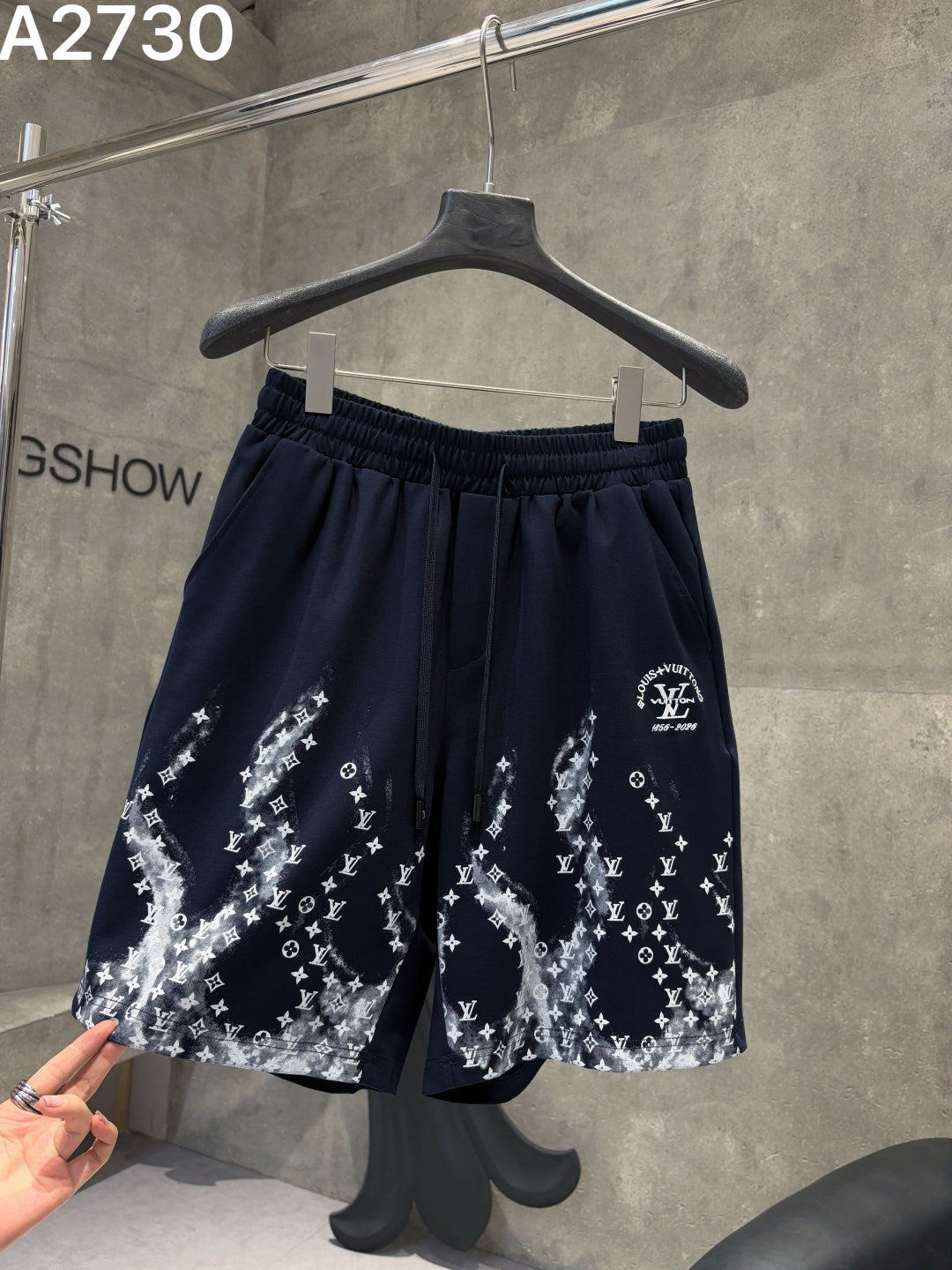 260415 New high-quality knitted gradient shorts