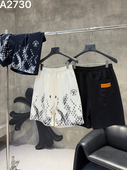 260415 New high-quality knitted gradient shorts