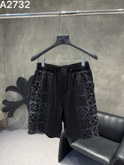 260415 New high-quality knitted gradient shorts