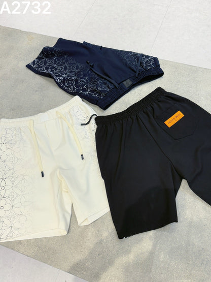 260415 New high-quality knitted gradient shorts