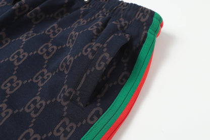 260421 New high-quality custom-made fabric printed jacquard shorts
