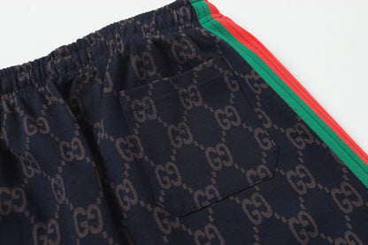 260421 New high-quality custom-made fabric printed jacquard shorts