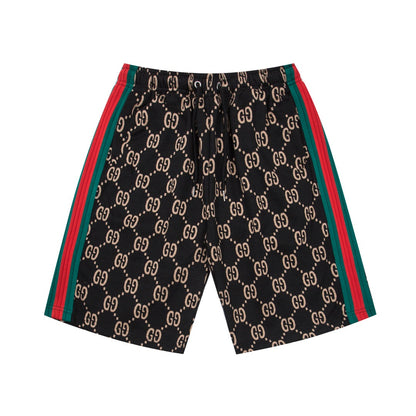 260421 New high-quality custom-made fabric printed jacquard shorts