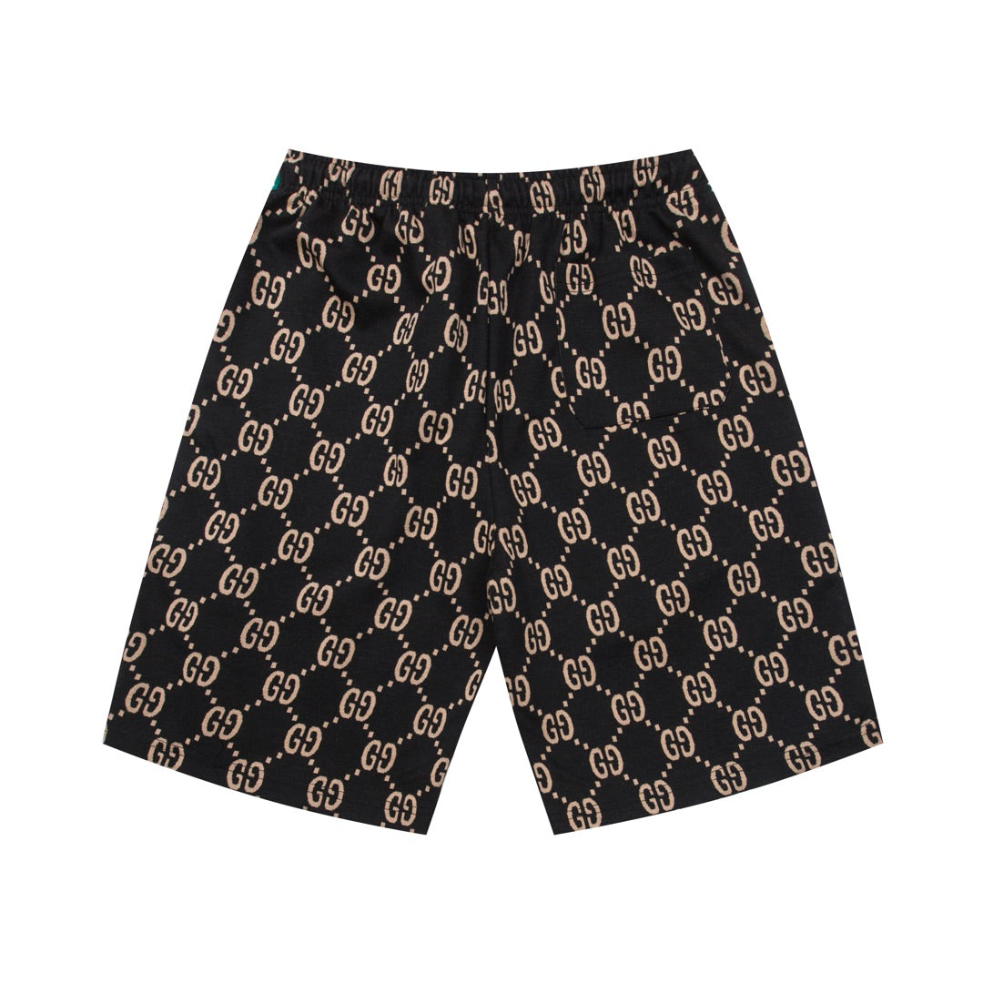 260421 New high-quality custom-made fabric printed jacquard shorts
