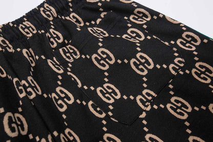 260421 New high-quality custom-made fabric printed jacquard shorts