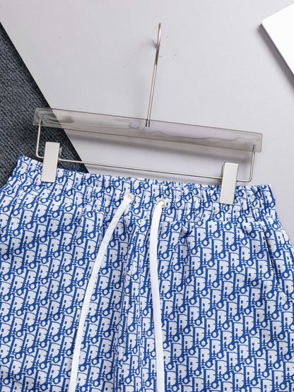 260421 New high-quality full-print jacquard denim shorts