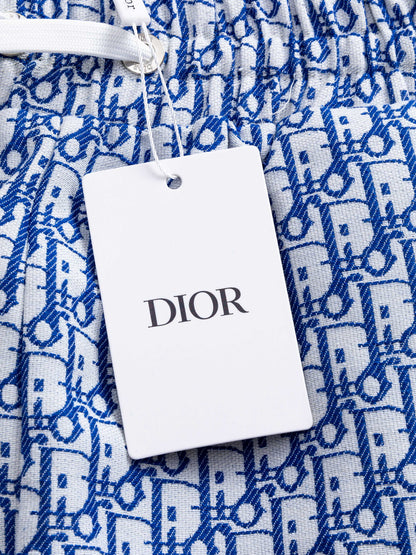 260421 New high-quality full-print jacquard denim shorts