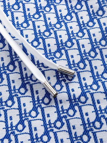 260421 New high-quality full-print jacquard denim shorts