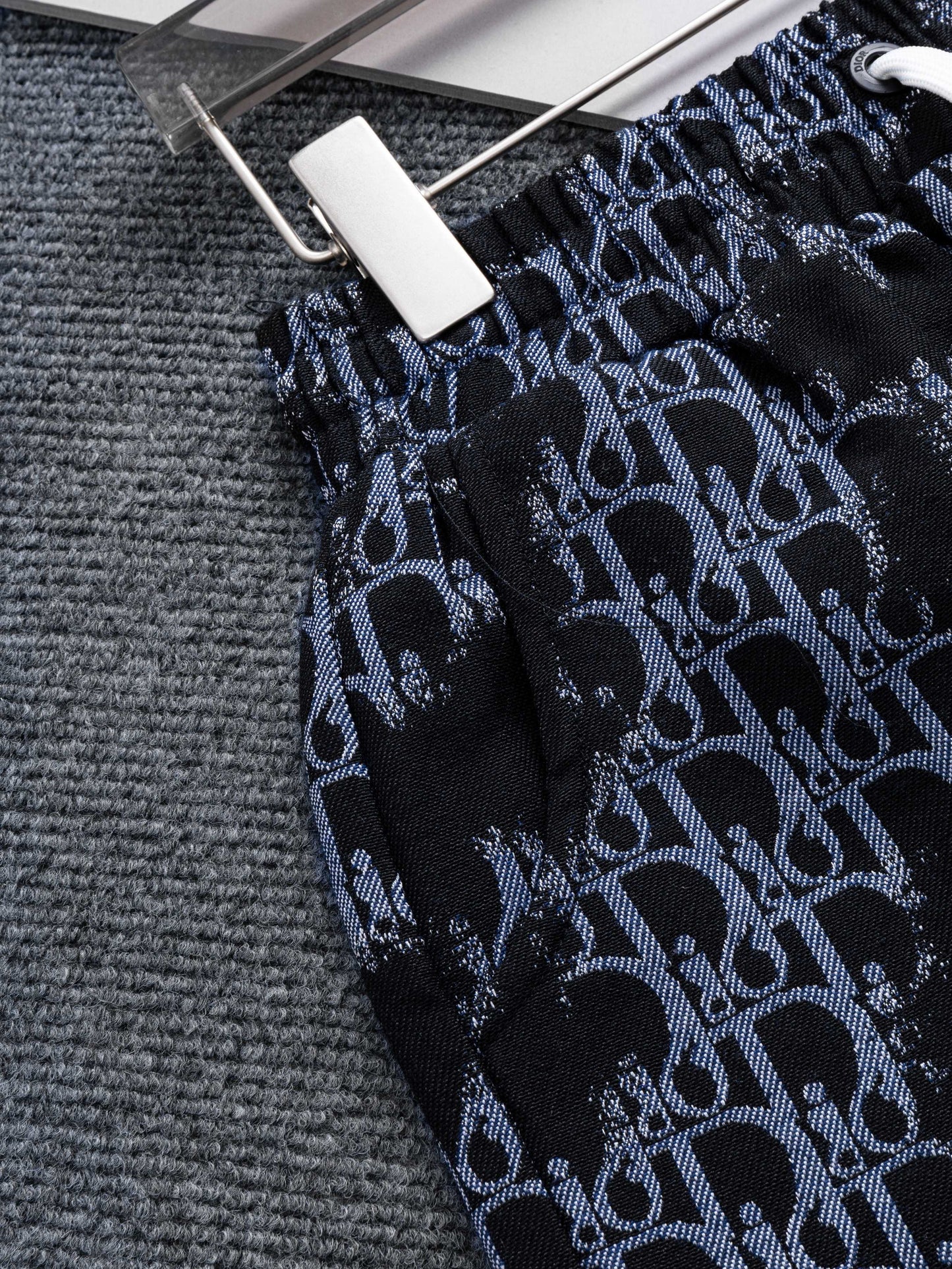 260421 New high-quality full-print heavy-duty washed jacquard denim shorts