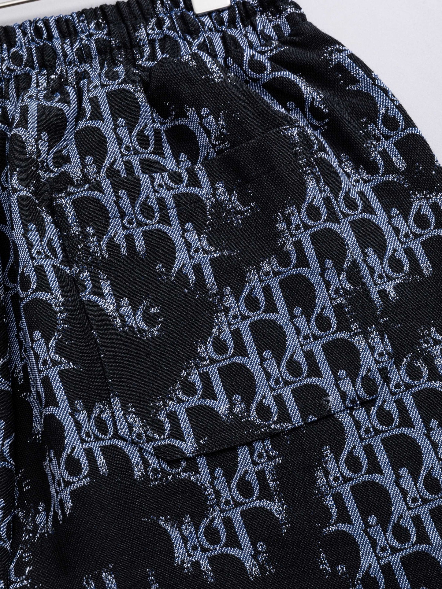 260421 New high-quality full-print heavy-duty washed jacquard denim shorts
