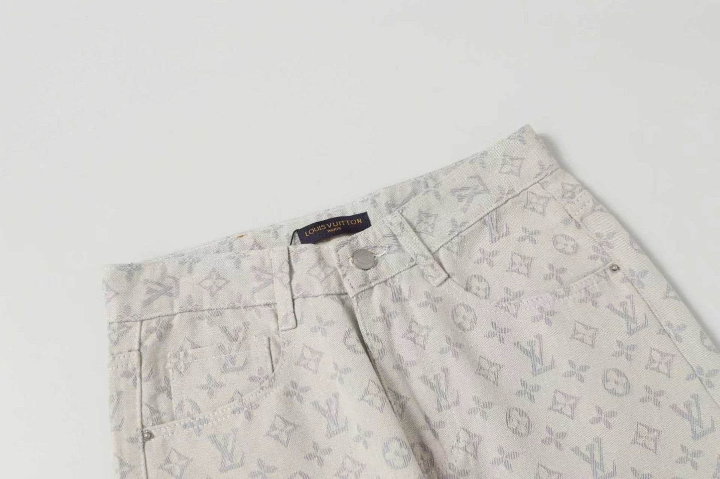 260421 New high-quality American-style retro full-length jacquard slim-fit jeans