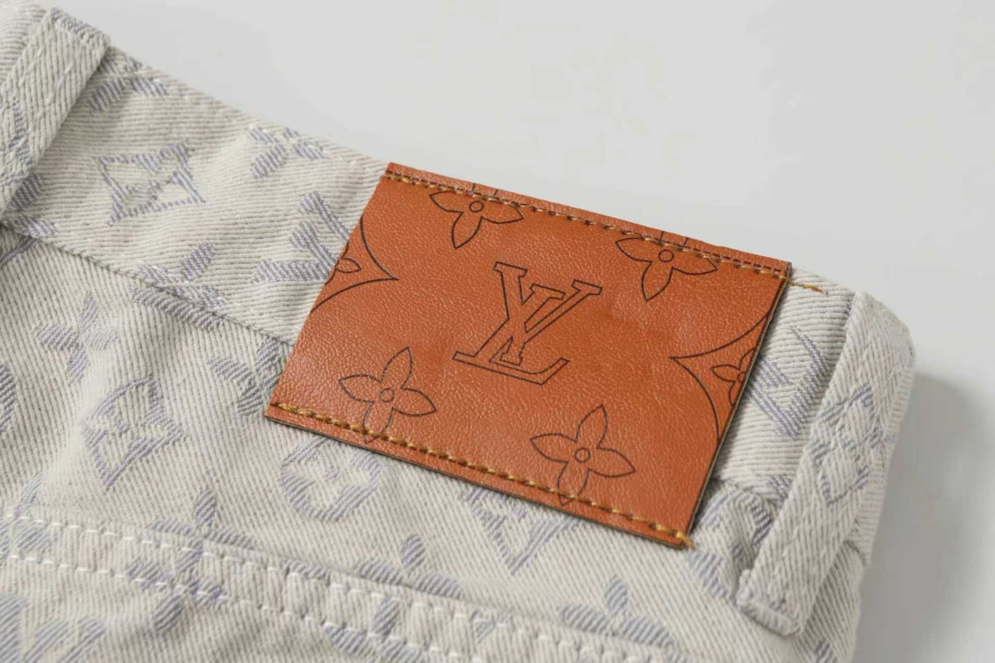 260421 New high-quality American-style retro full-length jacquard slim-fit jeans