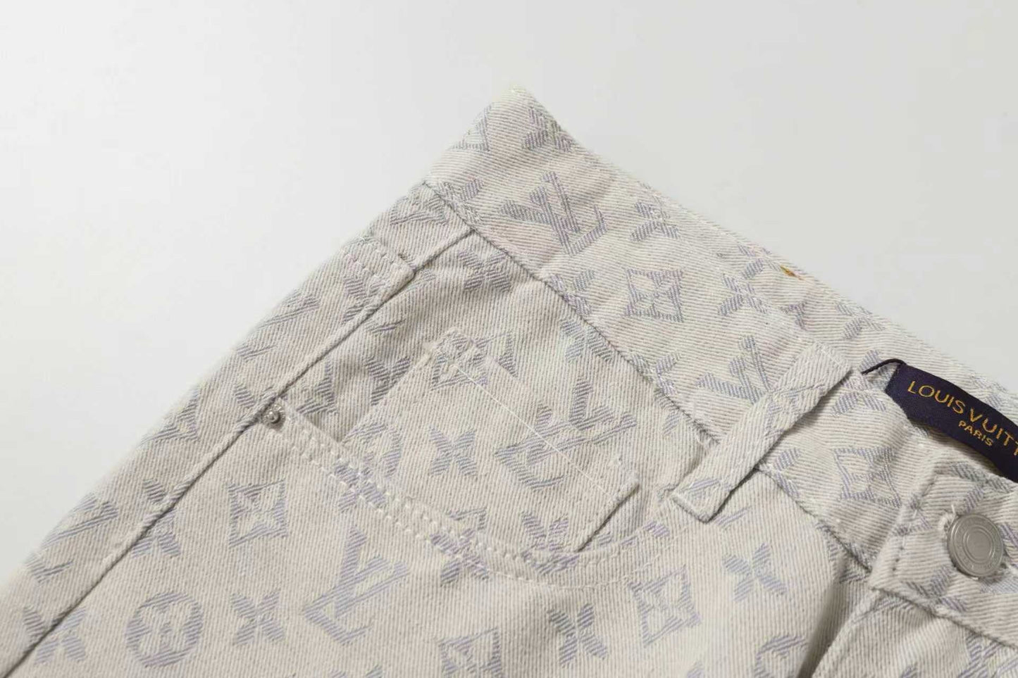 260421 New high-quality American-style retro full-length jacquard slim-fit jeans