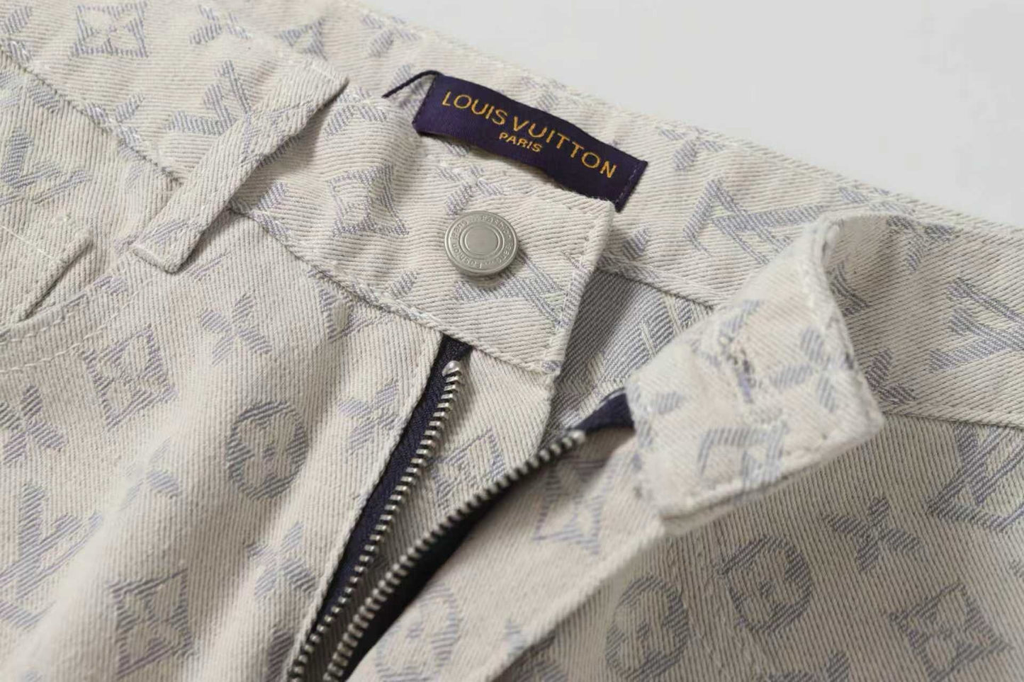 260421 New high-quality American-style retro full-length jacquard slim-fit jeans