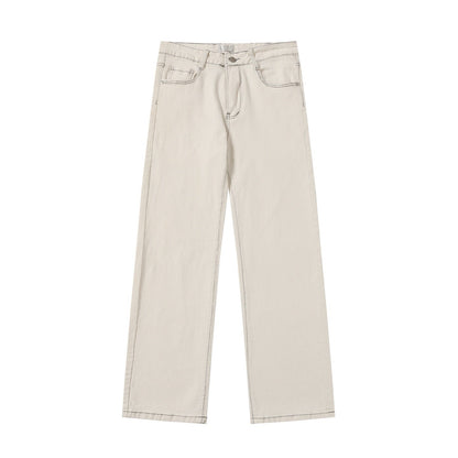 260421 New high-quality patch-stitched embroidered heavy-duty jeans