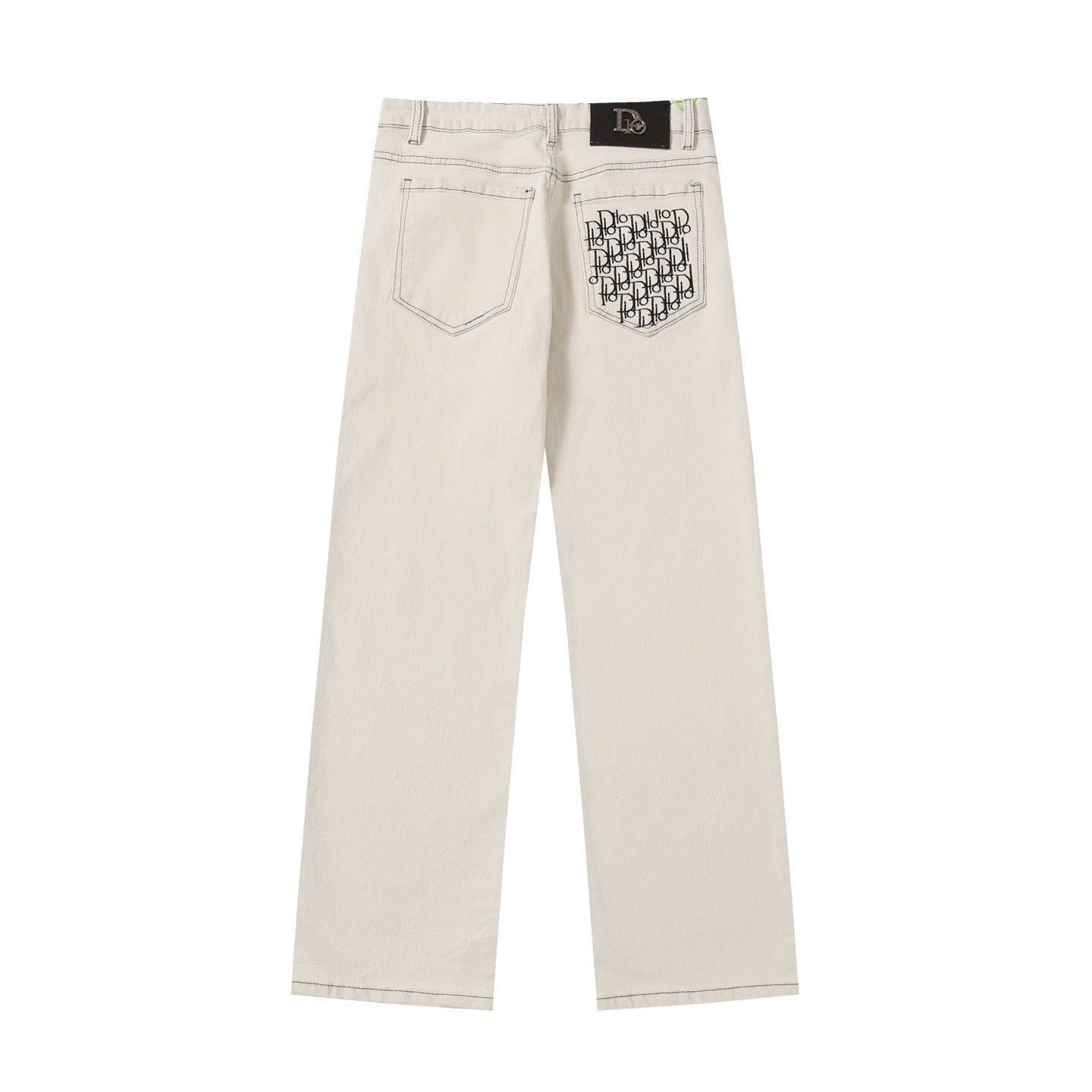 260421 New high-quality patch-stitched embroidered heavy-duty jeans