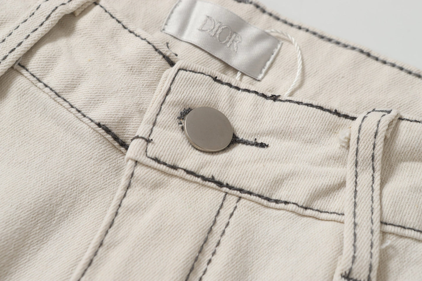 260421 New high-quality patch-stitched embroidered heavy-duty jeans