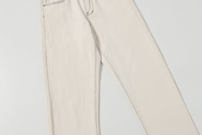 260421 New high-quality patch-stitched embroidered heavy-duty jeans