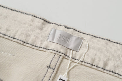 260421 New high-quality patch-stitched embroidered heavy-duty jeans