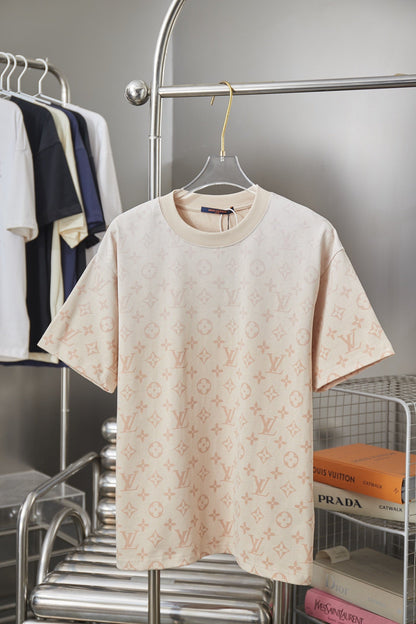 260421 New high-quality gradient-print T-shirt