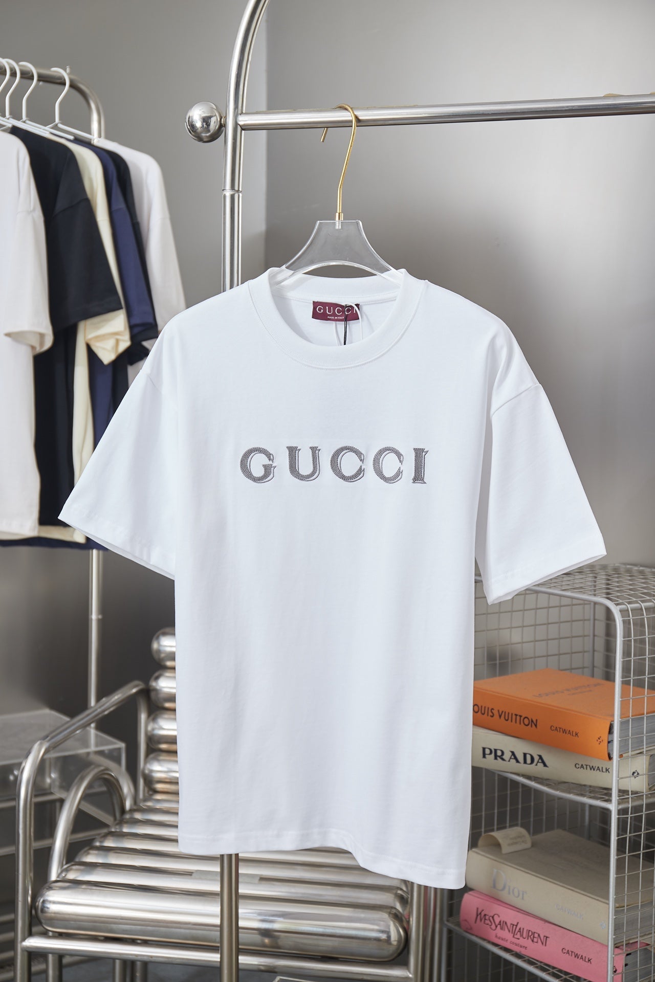 260421 New high-quality basic simple-print daily T-shirt
