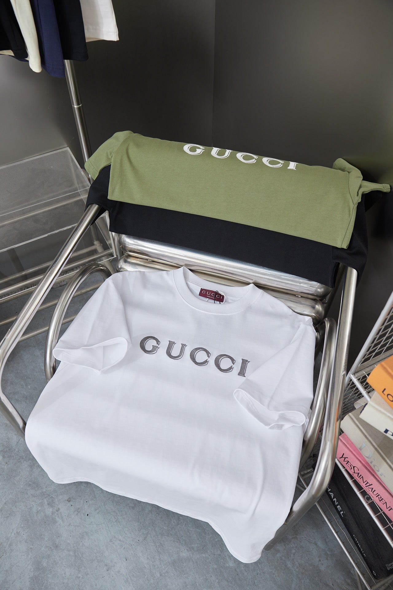 260421 New high-quality basic simple-print daily T-shirt
