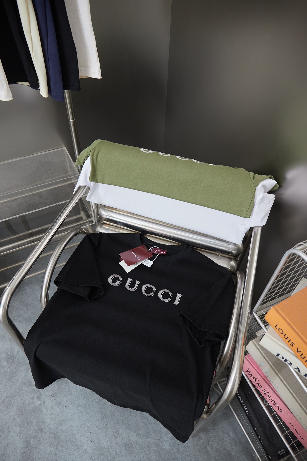260421 New high-quality basic simple-print daily T-shirt