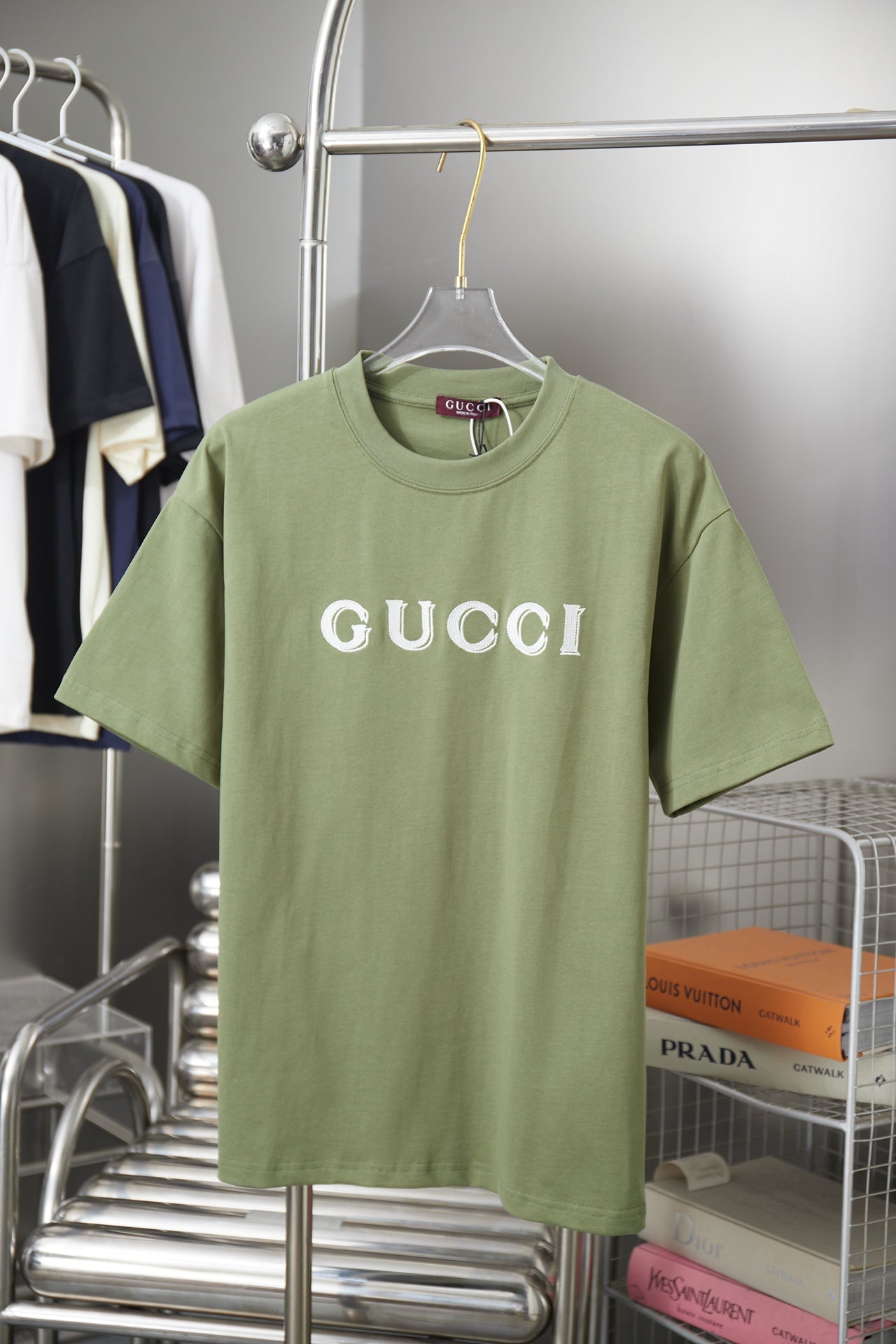 260421 New high-quality basic simple-print daily T-shirt