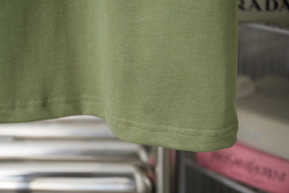260421 New high-quality basic simple-print daily T-shirt