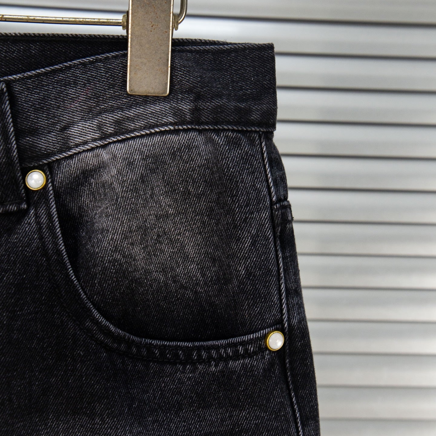 260421 New high-quality classic durable suede leather brand jeans