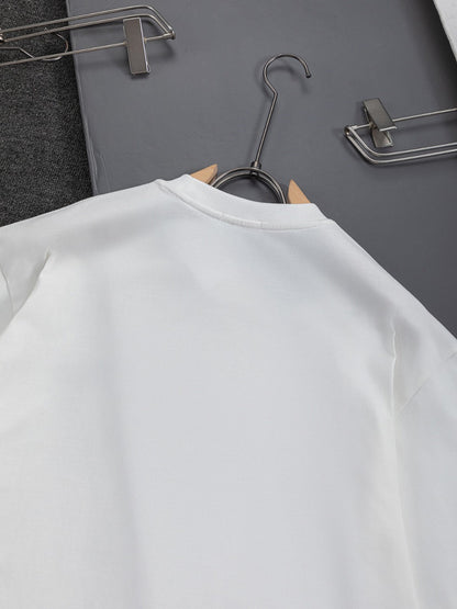 260421 New high-quality classic embroidered minimalist T-shirt