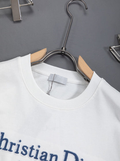 260421 New high-quality classic embroidered minimalist T-shirt