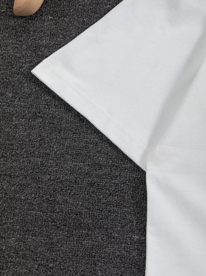 260421 New high-quality classic embroidered minimalist T-shirt