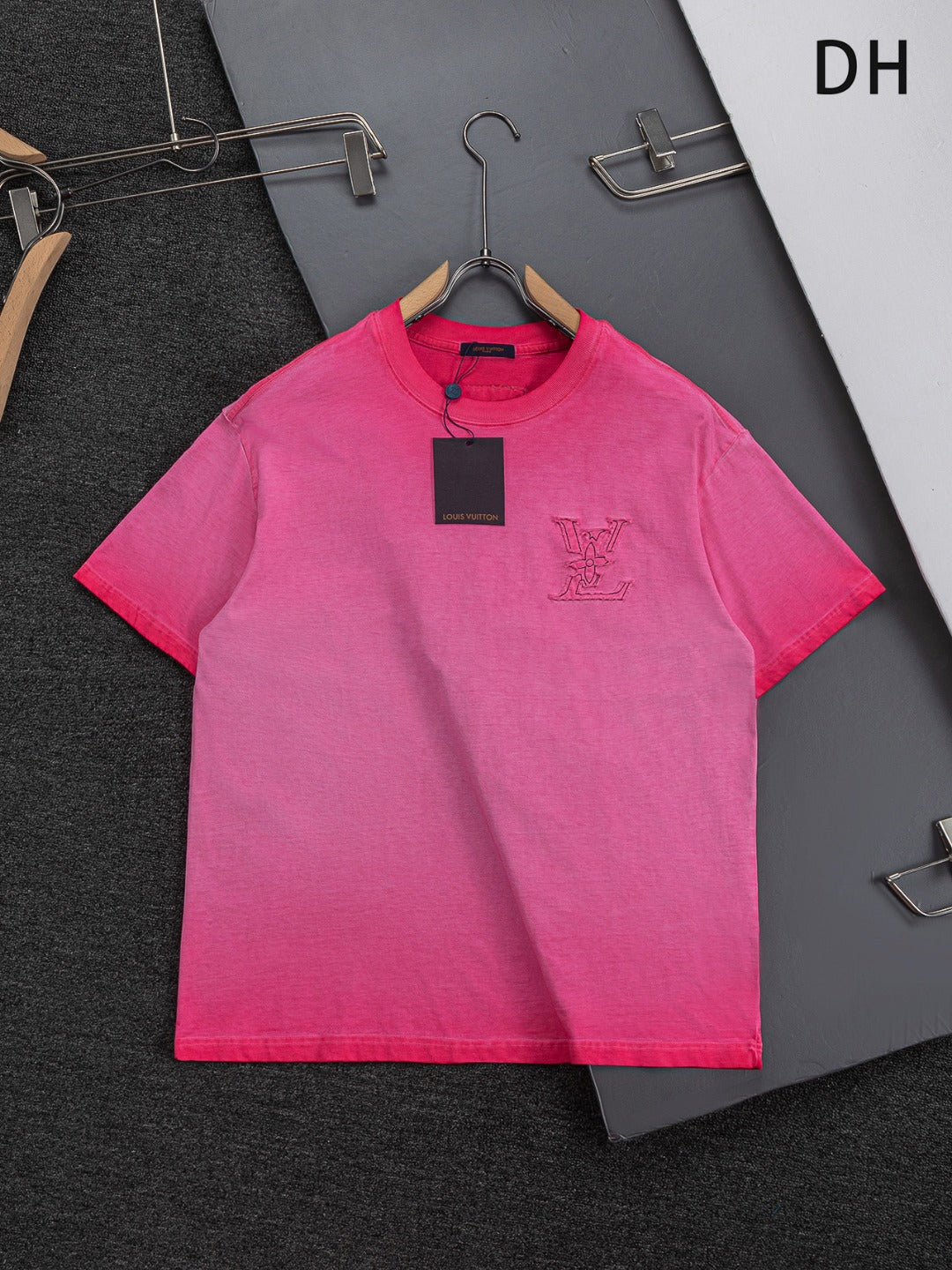 260421 New high-quality special washing process heavy embroidery T-shirt