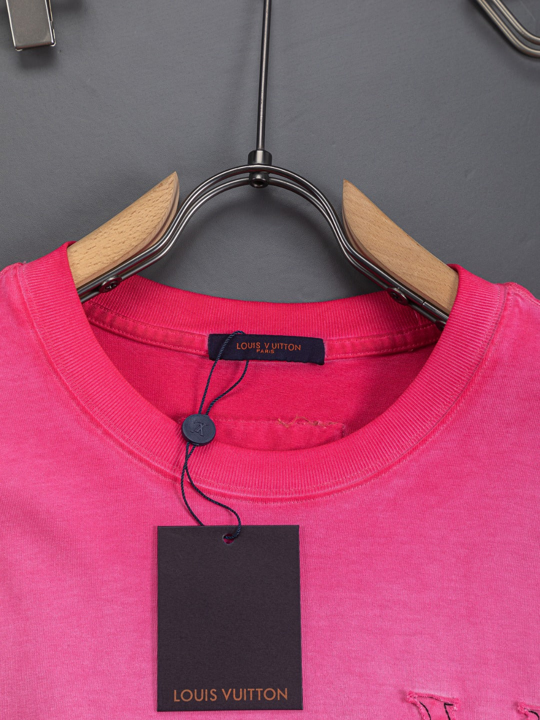 260421 New high-quality special washing process heavy embroidery T-shirt