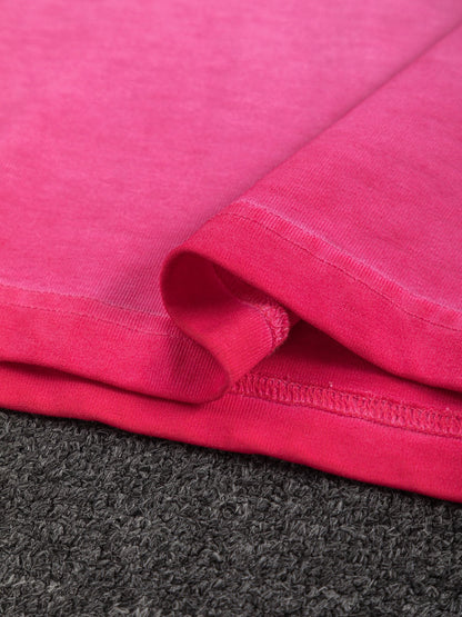 260421 New high-quality special washing process heavy embroidery T-shirt