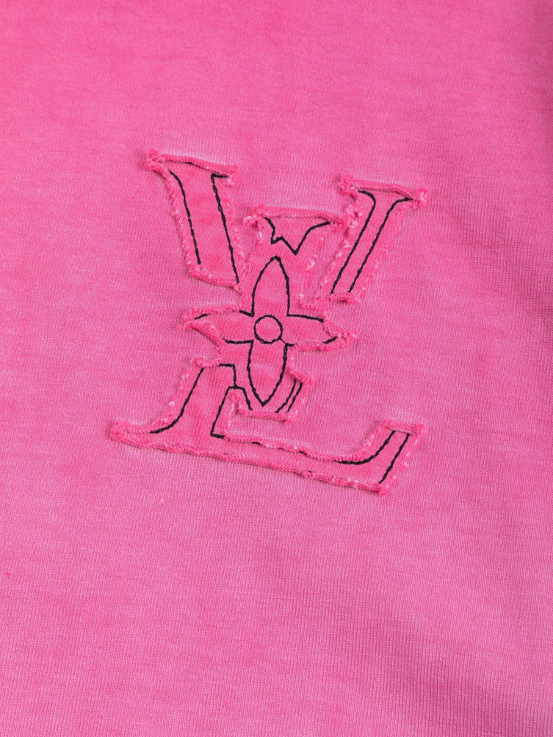 260421 New high-quality special washing process heavy embroidery T-shirt