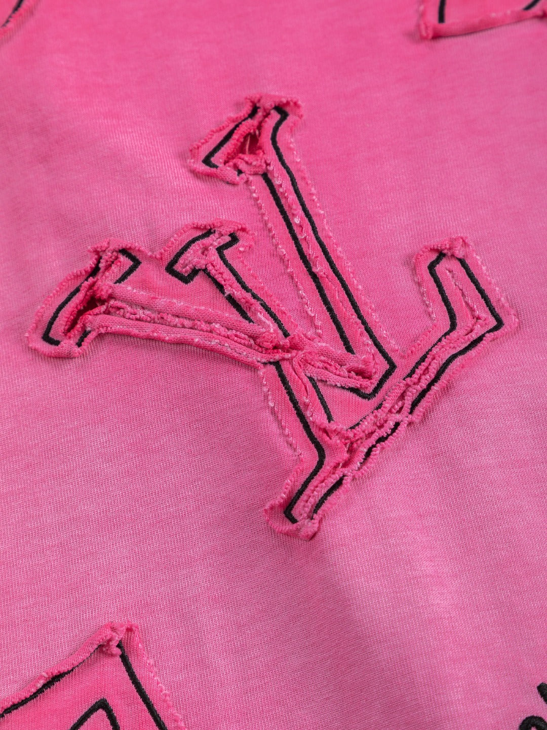 260421 New high-quality special washing process heavy embroidery T-shirt