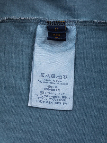 260421 New high-quality special washing process heavy embroidery T-shirt