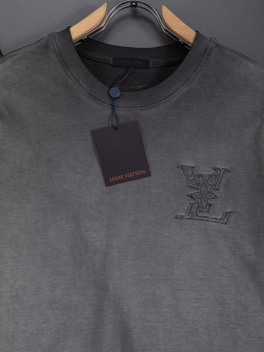 260421 New high-quality special washing process heavy embroidery T-shirt