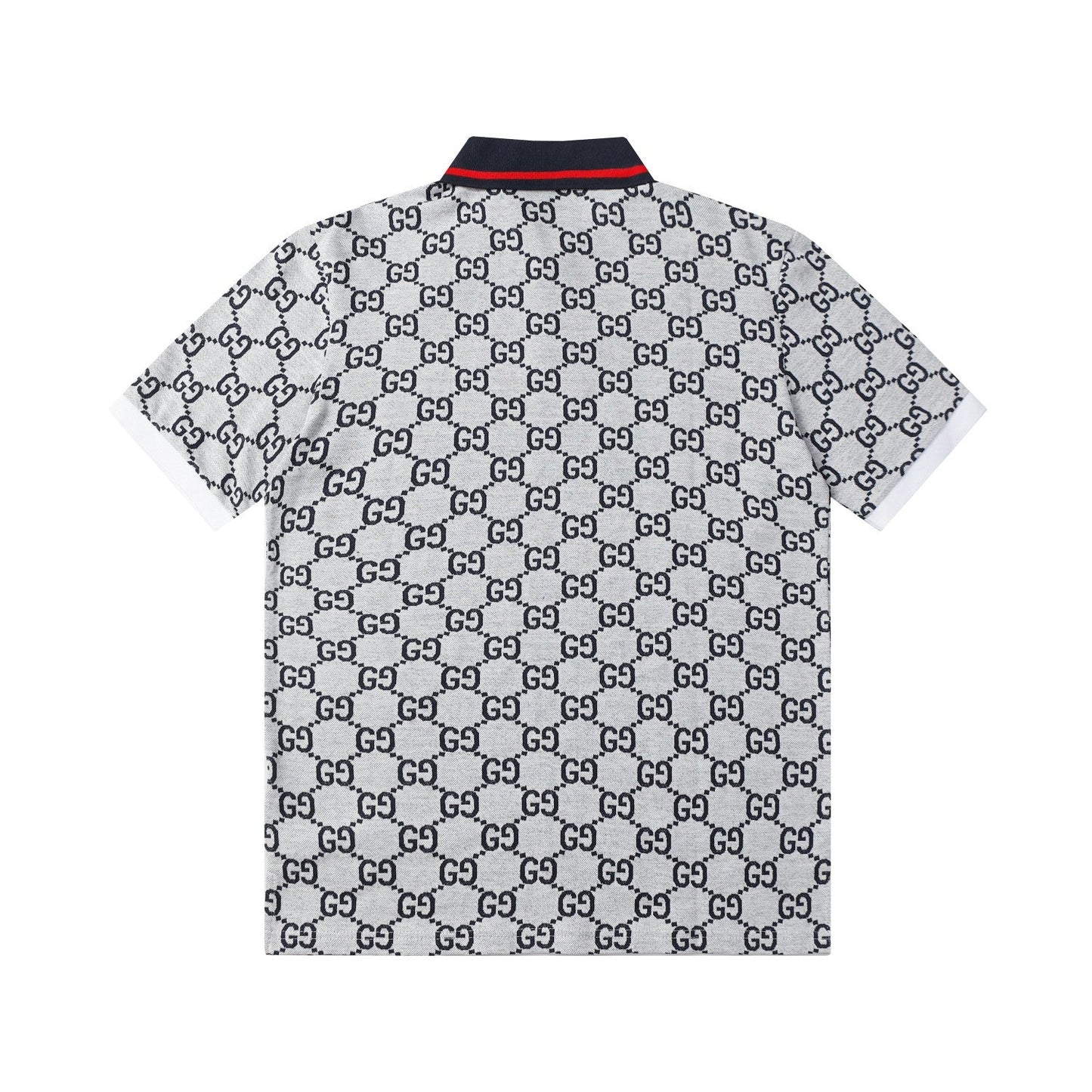 260421 New high-quality knitted jacquard lettered Polo shirt