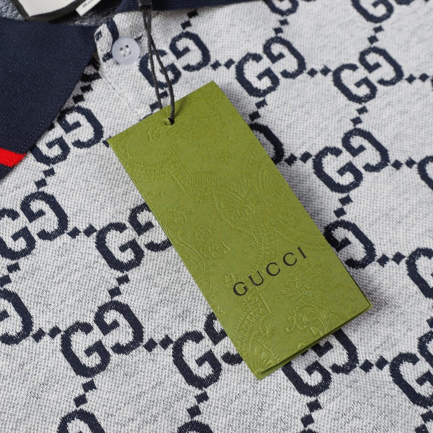 260421 New high-quality knitted jacquard lettered Polo shirt