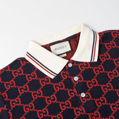 260421 New high-quality knitted jacquard lettered Polo shirt